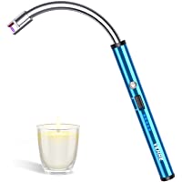 VEHHE Encendedor Cocina mechero Largo- Encendedor Cocina Arco Eléctricos- con USB Chargable y Pantalla LED de batería…